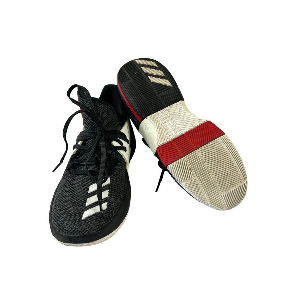 Adidas Men's Black & White High Top - Picture 5 of 7